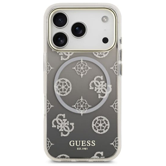 GUESS GUHMP17XHPOGMEGK HardCase MagSafe TPU MIRROR W/ PEONY Grey iPhone 17 Pro Max