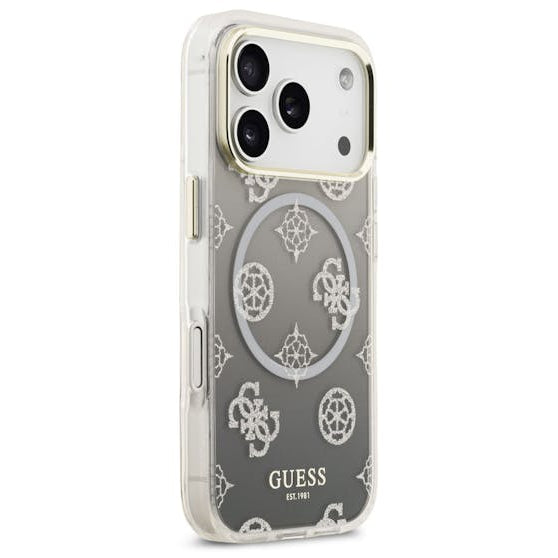 GUESS GUHMP17LHPOGMEGK HardCase MagSafe TPU MIRROR W/ PEONY Grey iPhone 17 Pro