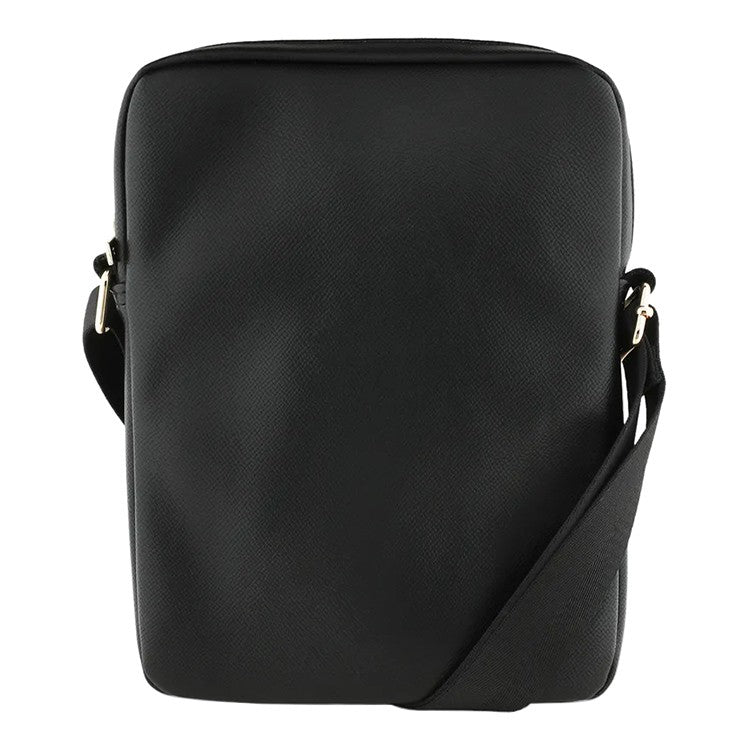 Guess Bag GUTB8PGTSPSK 8" PU Grained leather Bag with Triangle metal logo Blac