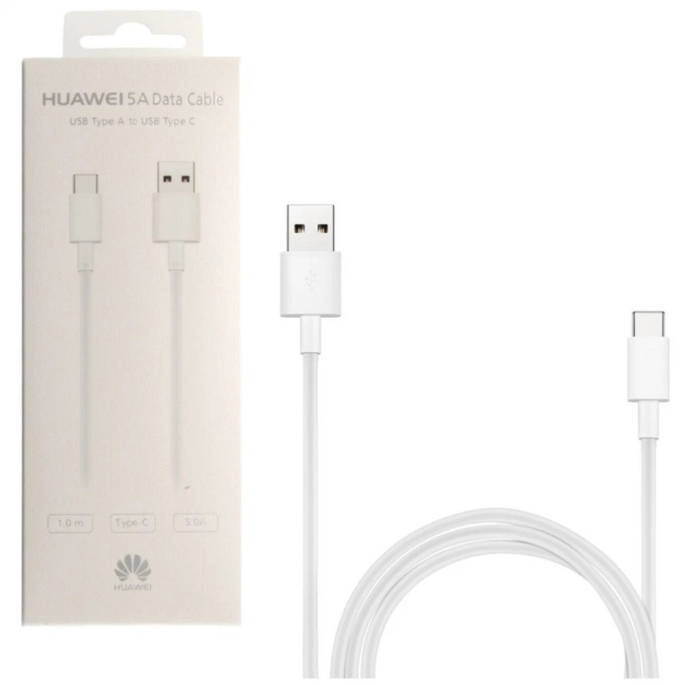 Huawei Super Charge Datakabel USB-C 1 meter AP71 White