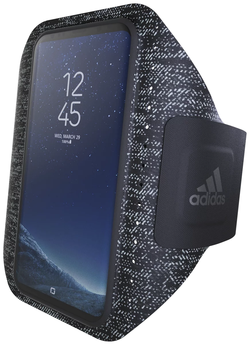 Adidas 28177 running band - black - for Samsung Galaxy S8 and S9