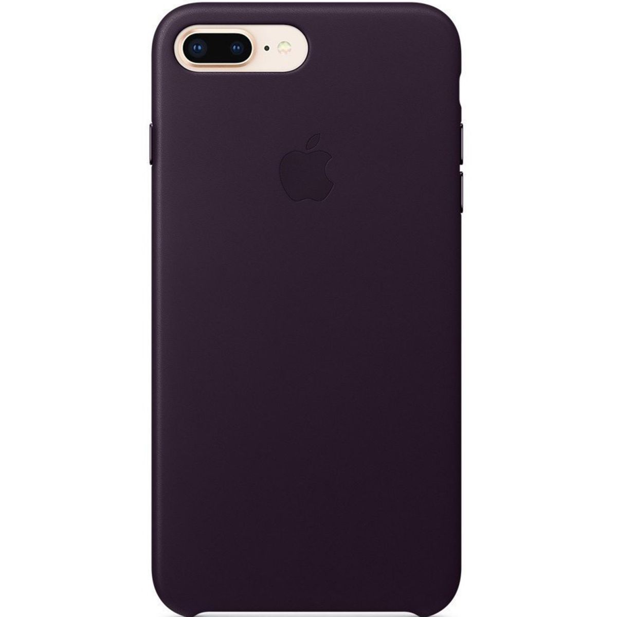 Apple Leather Backcover for iPhone 8 Plus - Aubergine