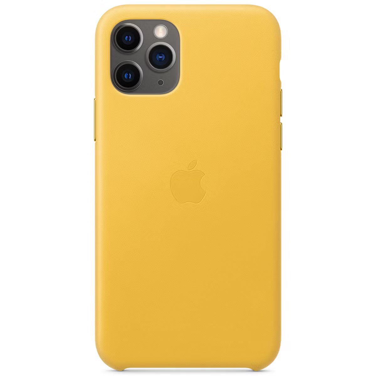 Apple Leather Backcover for iPhone 11 Pro - Meyer Lemon