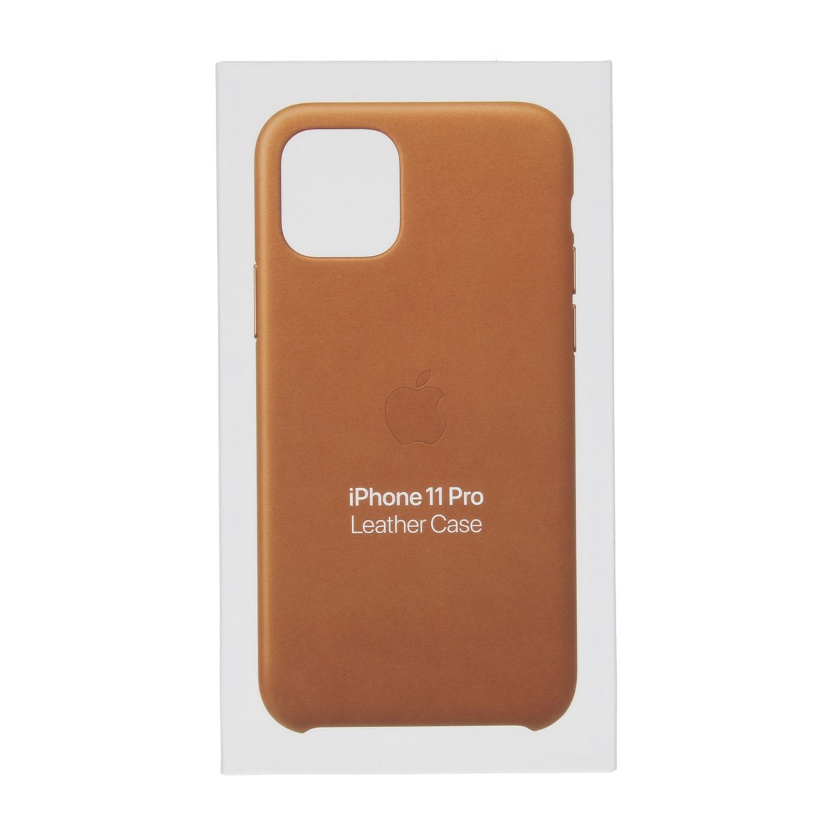 Apple Leather Backcover for iPhone 11 Pro  - Saddle Brown