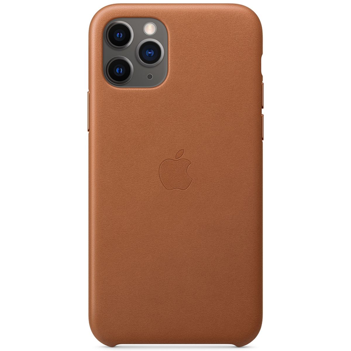Apple Leather Backcover for iPhone 11 Pro Max - Saddle Brown