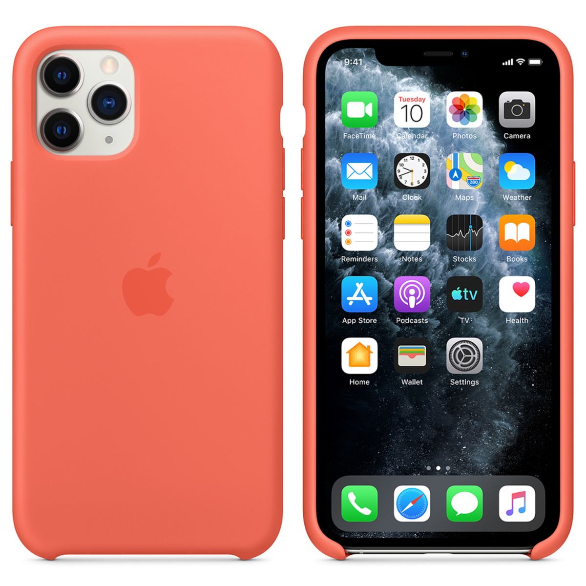 Apple Silicone Backcover for iPhone 11 Pro - Orange