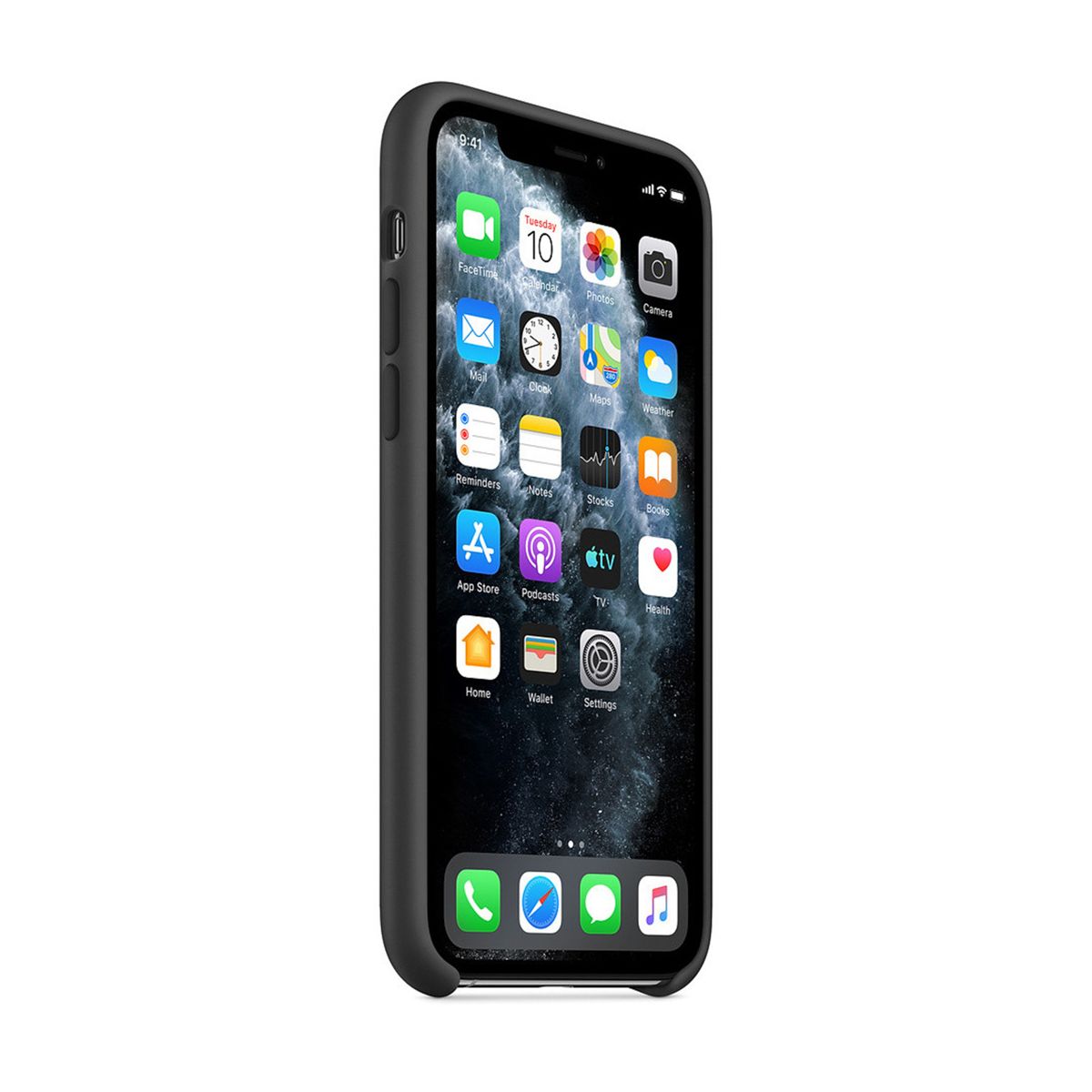 Apple Silicone Backcover for iPhone 11 Pro Max - Black