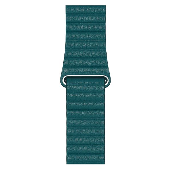 Apple Watch 44 mm Leather Loop Band Strap Medium - Green