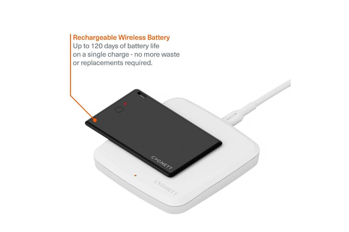 Cygnett Voyager Bluetooth TravelTag with Wireless Recharging - Black