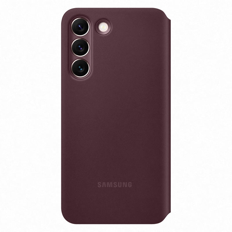 Samsung Smart Clear View Cover Galaxy S22 Burgundy