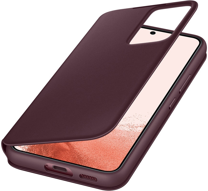 Samsung Smart Clear View Cover Galaxy S22 Burgundy