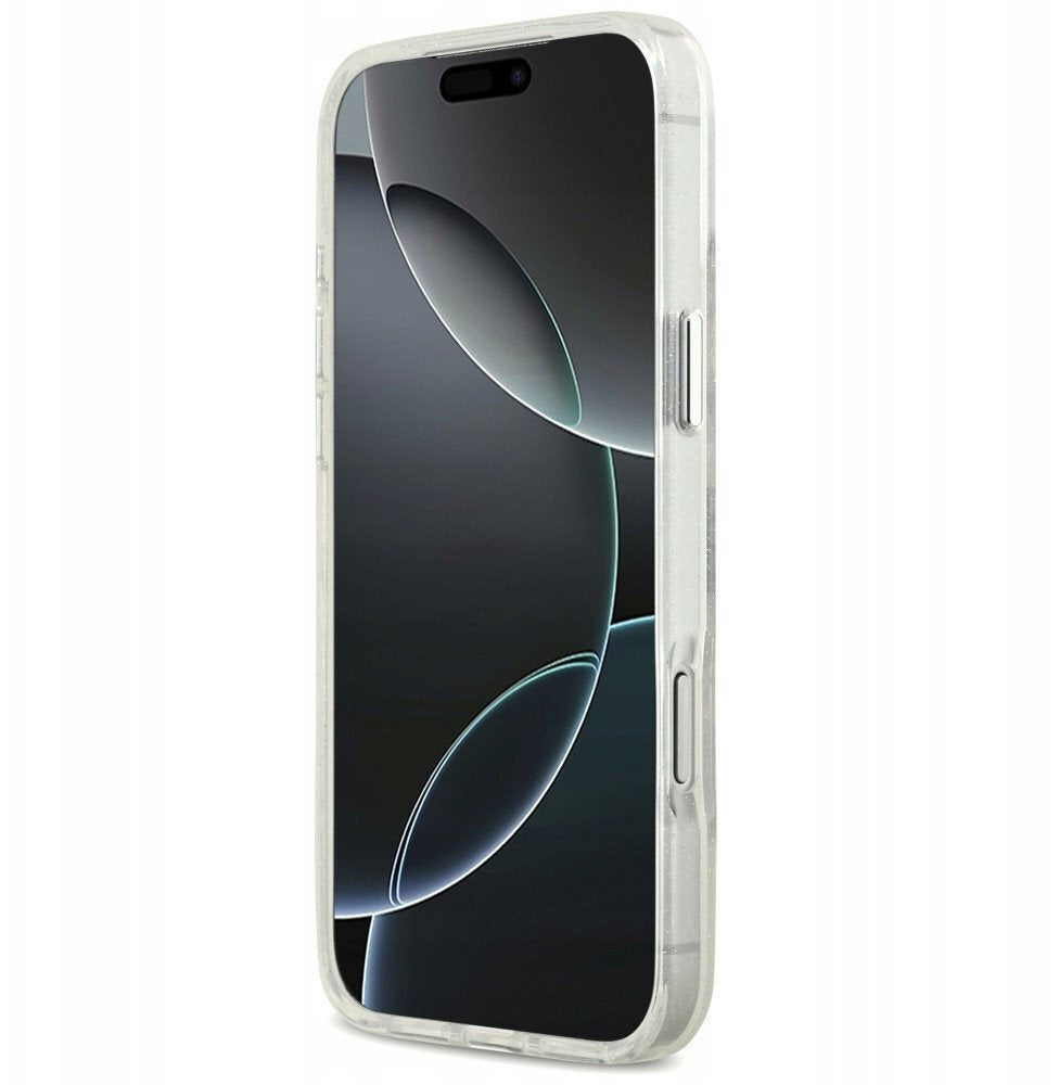 KARL KLHMP17MHGKCGKBT HardCase MagSafe IML Glitter K&C SKETCH Logo Transparent iPhone 17 Air