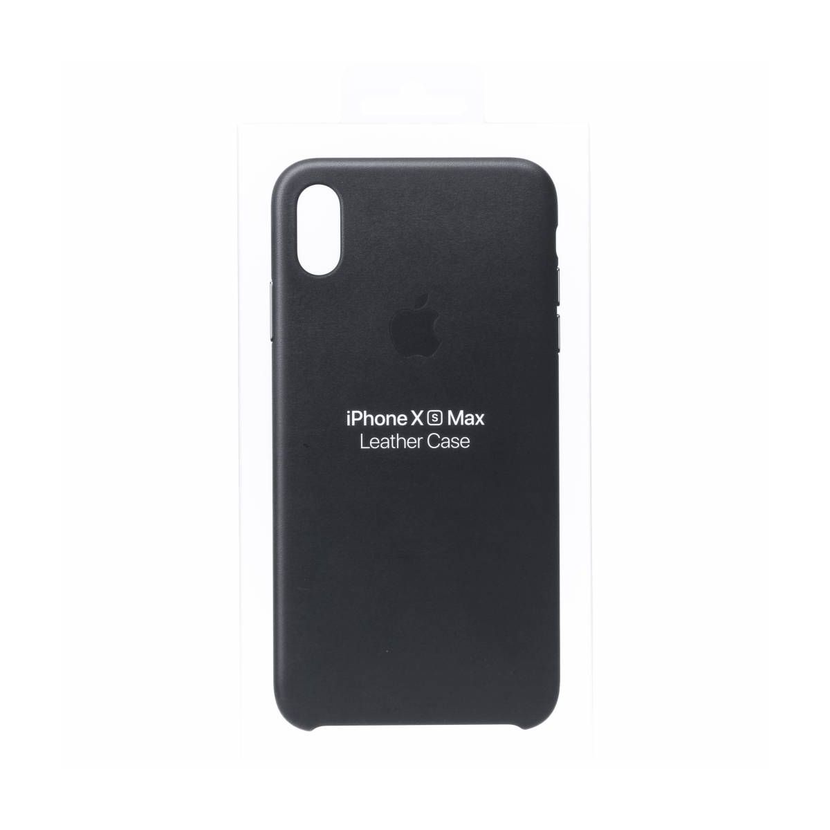 Apple Leather Backcover for iPhone Xs Max - Black