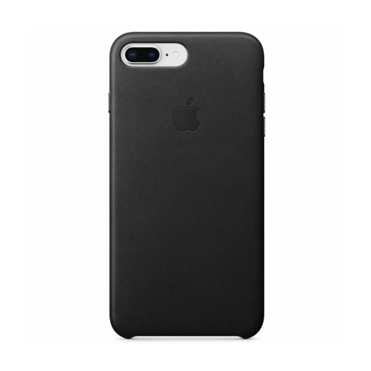 Apple Leather Backcover for iPhone 8 Plus - Black