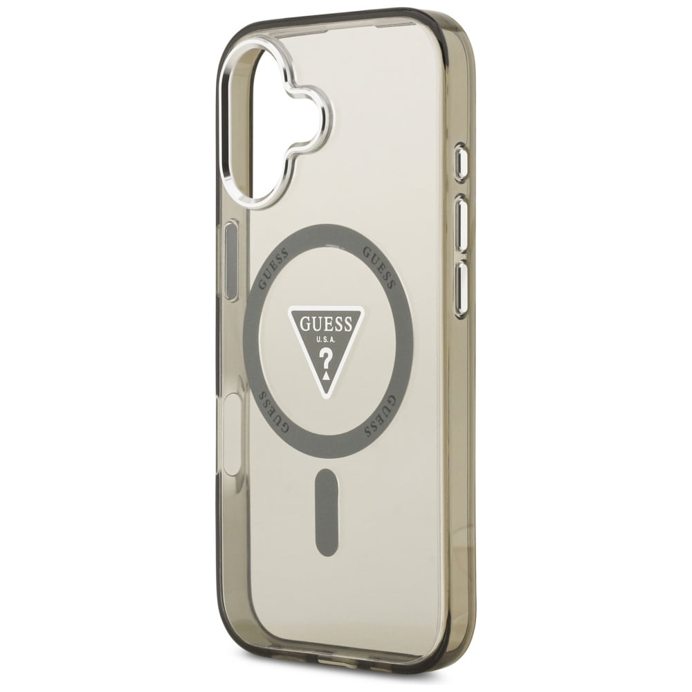 GUESS GUHMP17SHGTMLCGA Hardcase MagSafe Khaki IML Gradient Triangle Logo MagSafe for iPhone 17
