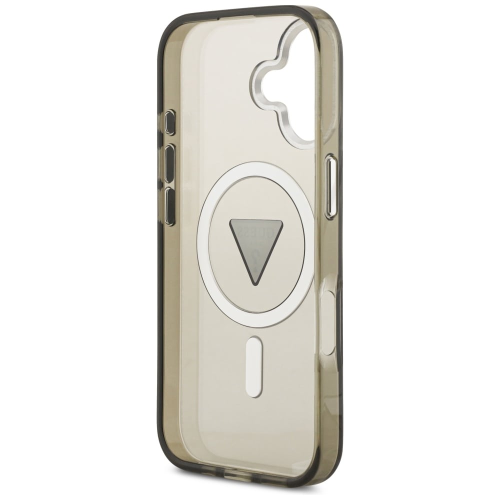 GUESS GUHMP17SHGTMLCGA Hardcase MagSafe Khaki IML Gradient Triangle Logo MagSafe for iPhone 17