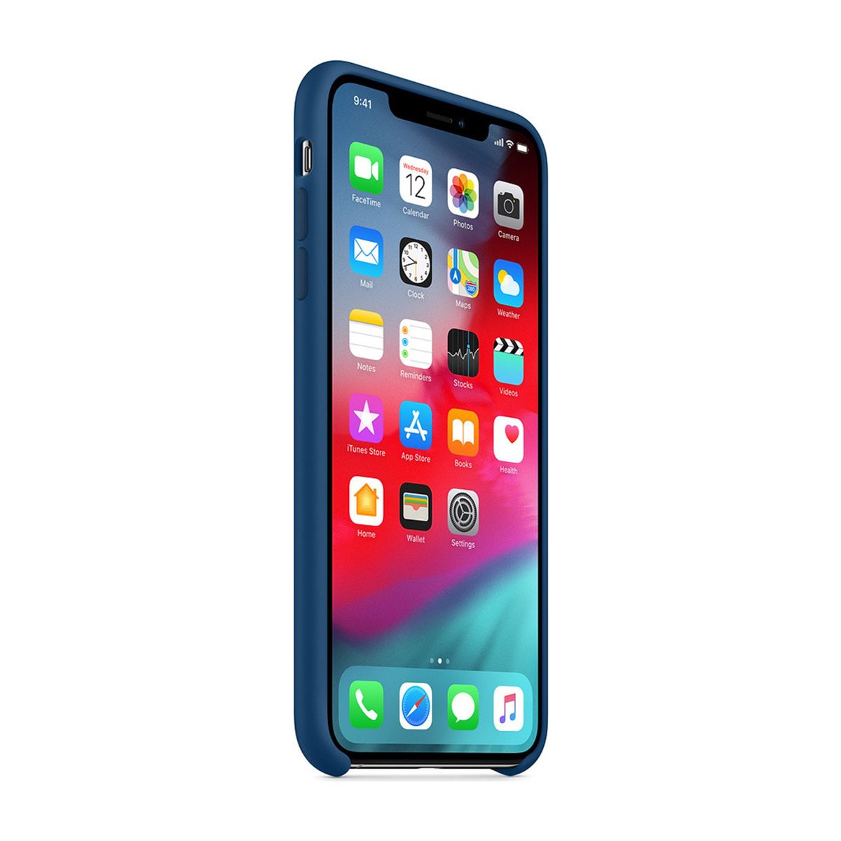 Apple Silicone Backcover for iPhone Xs Max - Blue Horizon