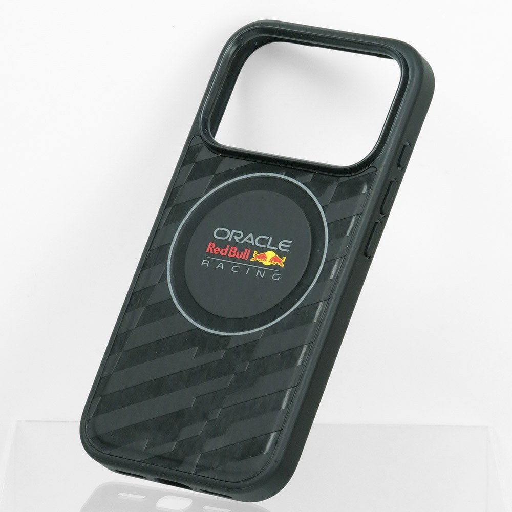 Red Bull RBHMP17L25PUCKK Hardcase PU Embossed Pattern, Black MagSafe for iPhone 17 Pro