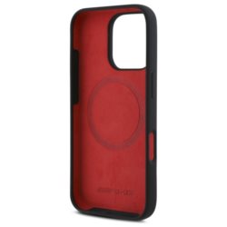 AMG AMHMP16L2SCFR iPhone 16 Pro  black hardcase Checkered Flag Pattern MagSafe