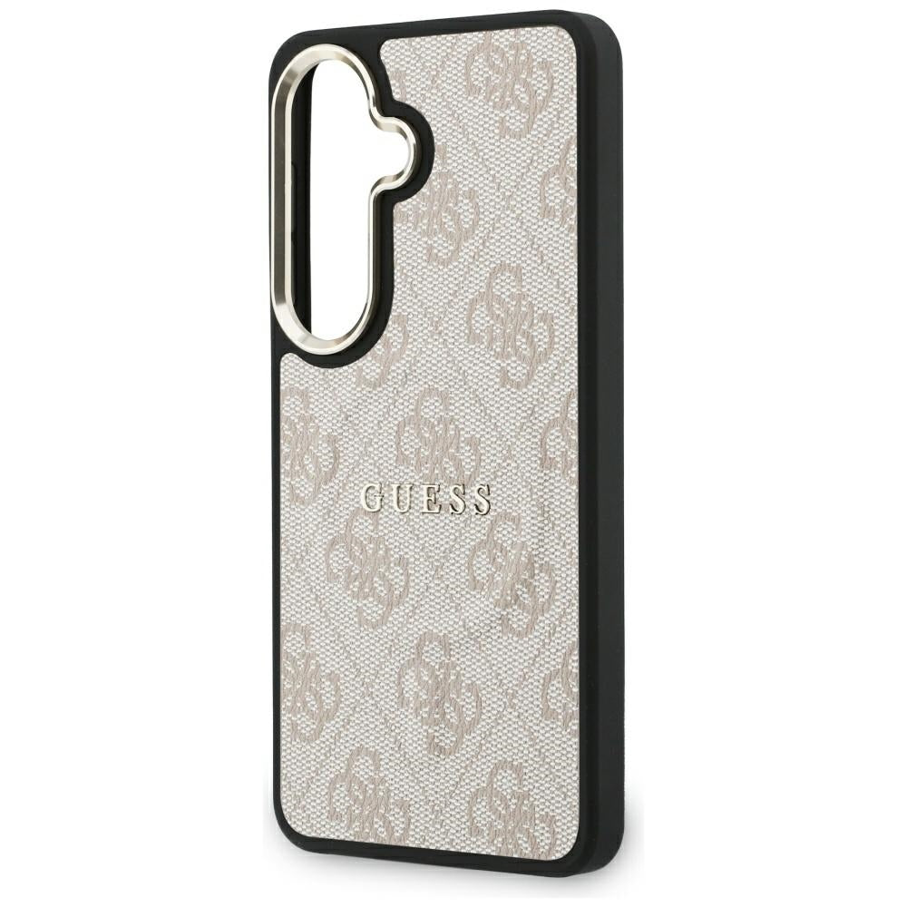 Guess GUHMS26SP4MSEGCP 4G Embossed Ring MagSafe for Samsung Galaxy S26 Pink