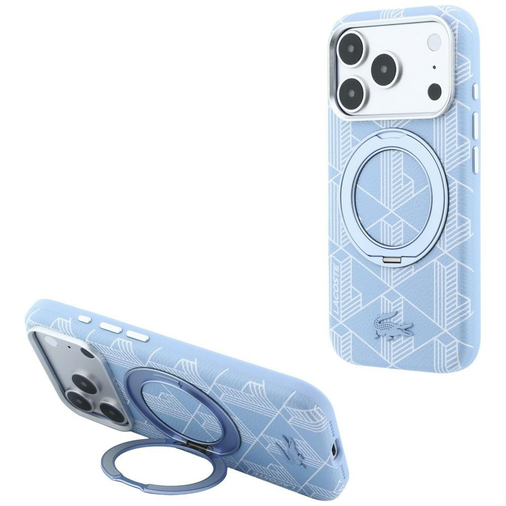 Lacoste LCHMP18X6PSWRBEMLB Lacoste Blend with Ring Stand MagSafe for iPhone 18 Pro Max / 17 Pro Max blue