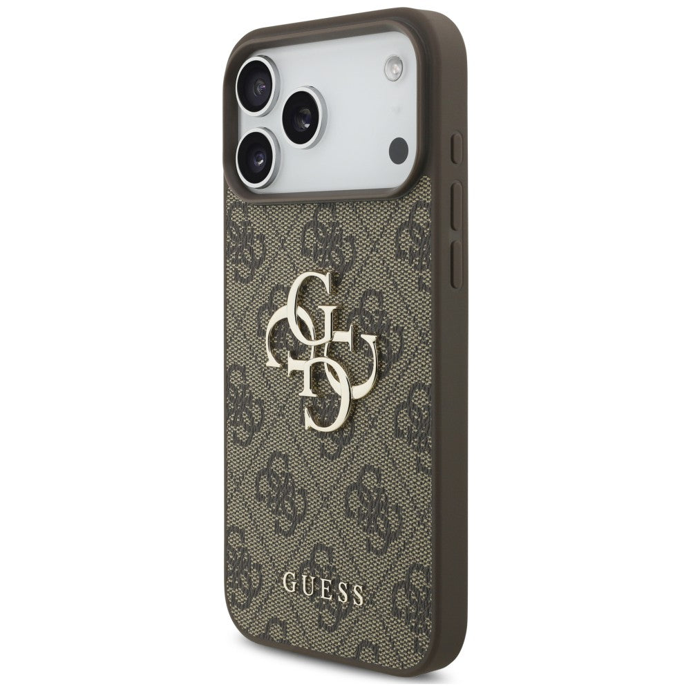 GUESS GUHCP18L4GMGBR HardCase 4G PU Big Logo Brown iPhone 18 Pro / iPhone 17 Pro