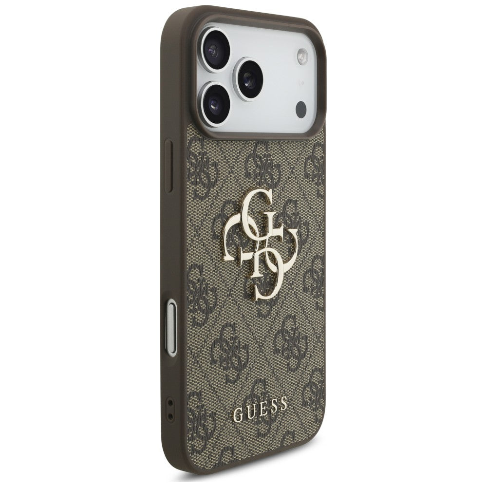 GUESS GUHCP18L4GMGBR HardCase 4G PU Big Logo Brown iPhone 18 Pro / iPhone 17 Pro