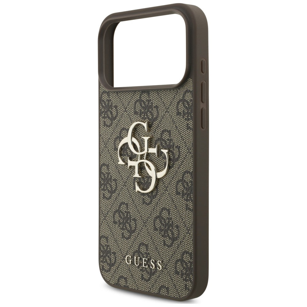 GUESS GUHCP18L4GMGBR HardCase 4G PU Big Logo Brown iPhone 18 Pro / iPhone 17 Pro