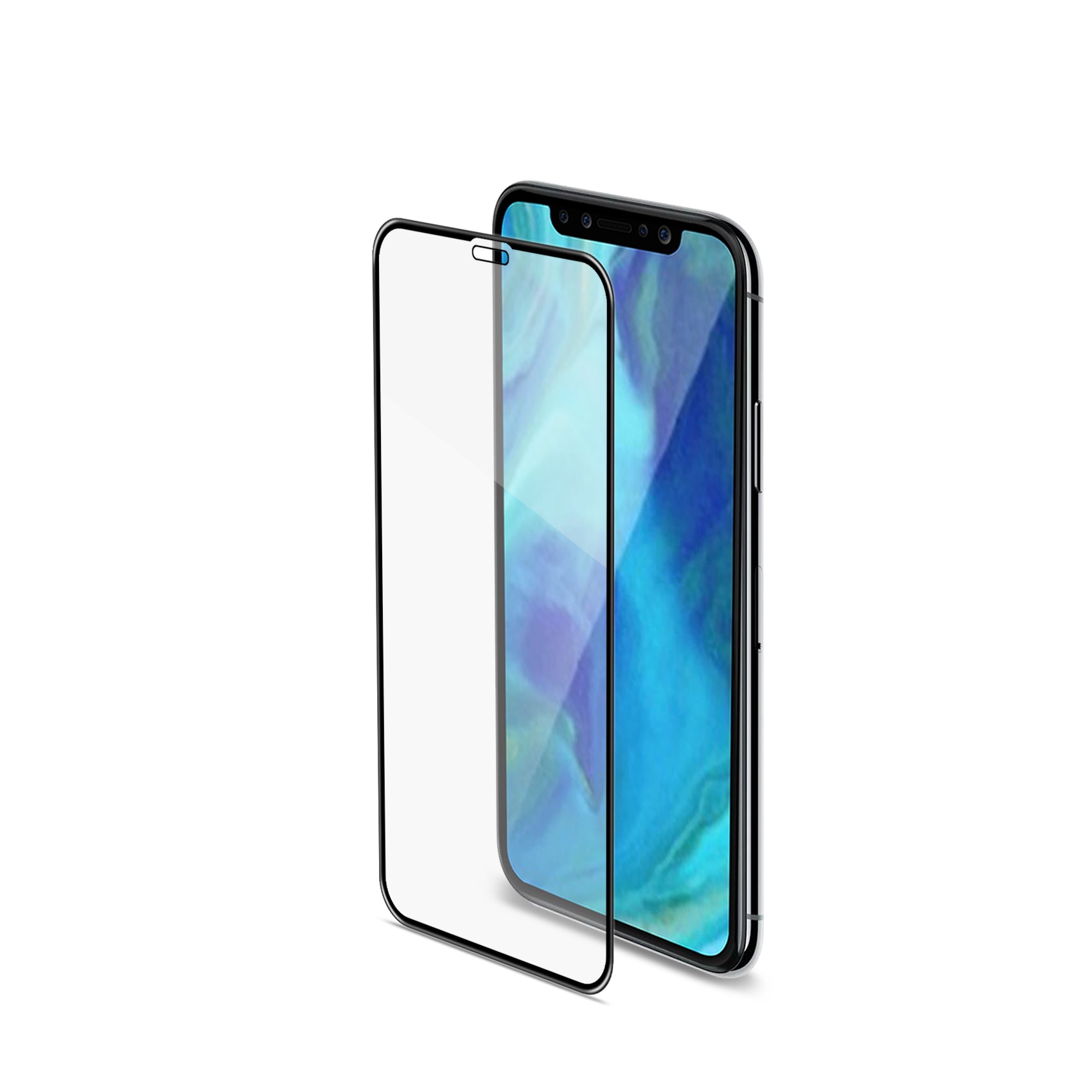 3D GLASS IPHONE XR BLACK