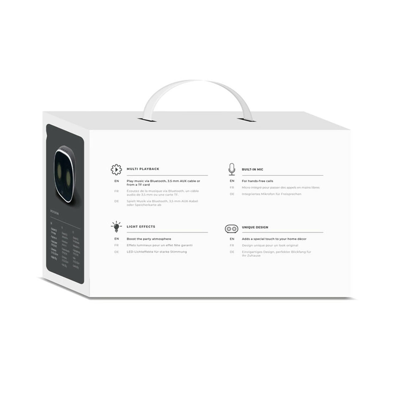 XQISIT 10W Sound-E Wireless Speaker Black