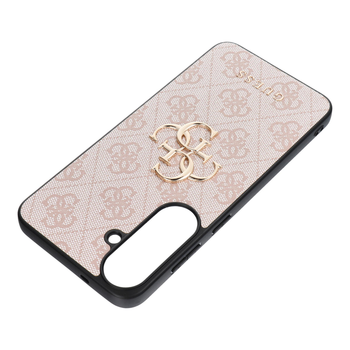 Guess GUHCS26FE4GMGPI Leather 4G Metal Logo Case for Samsung Galaxy S26 FE Pink