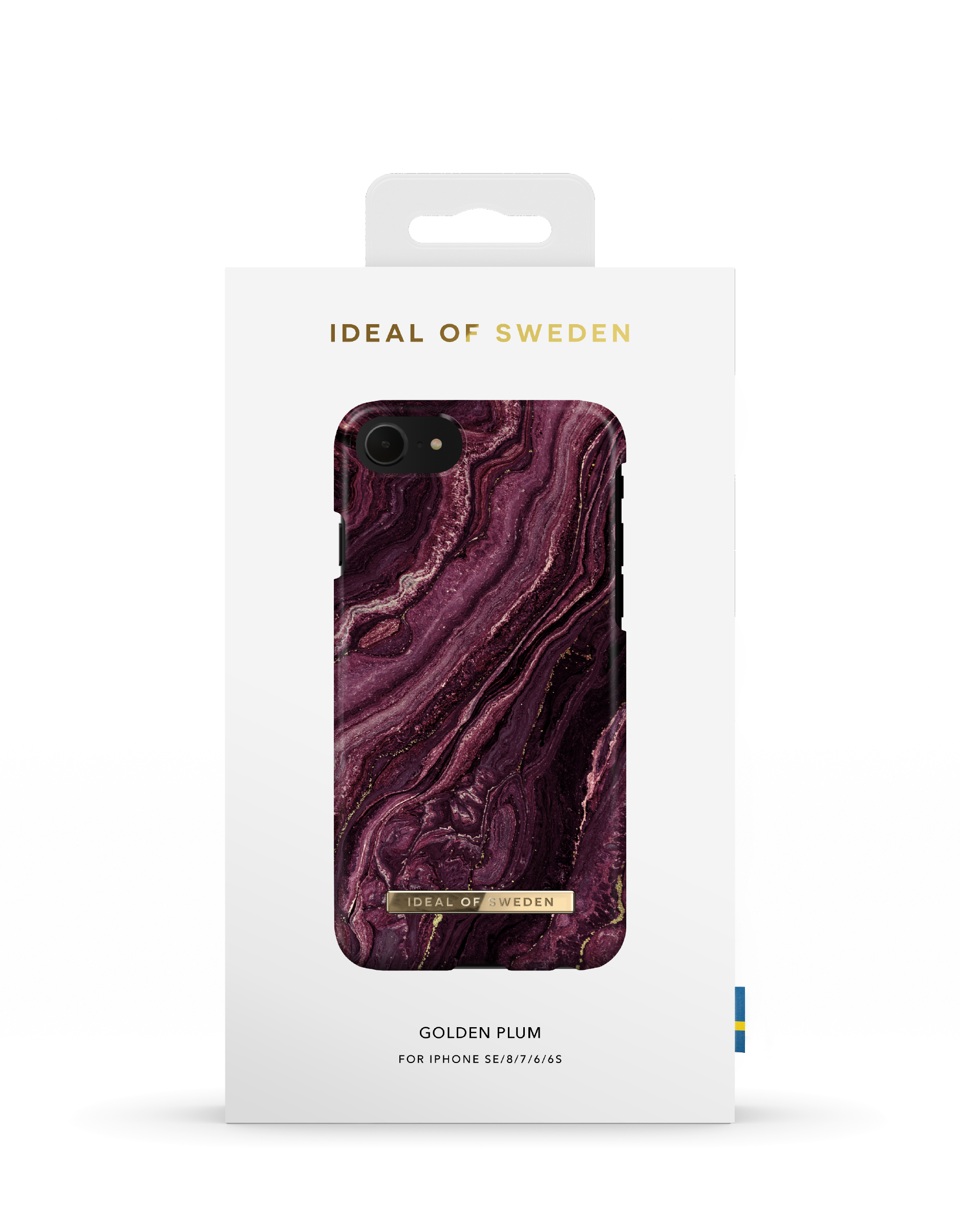 IDEAL OF SWEDEN Fashion Case iPhone 8/7/6/6S/SE Golden Plum