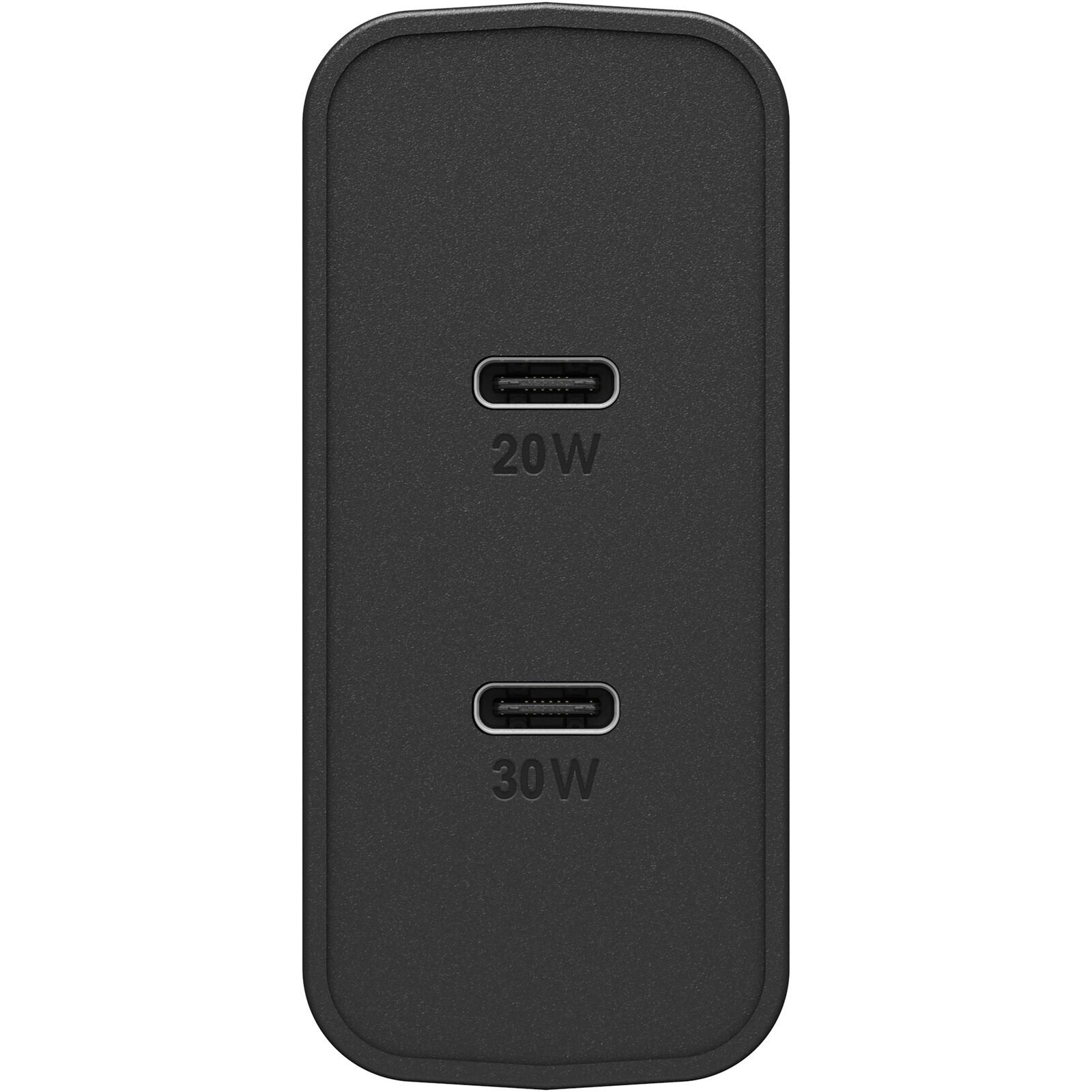 OtterBox EU Wall Charger 50W - 1X USB-C 30W + 1X USB-C 20W USB-PD - black