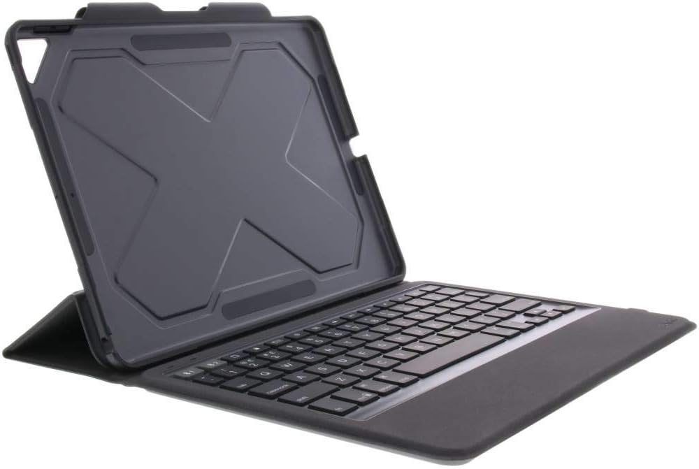 ZAGG Rugged Messenger Wireless ( Franse AZERTY )  Keyboard & Durable Detachble Case for iPad 10.2