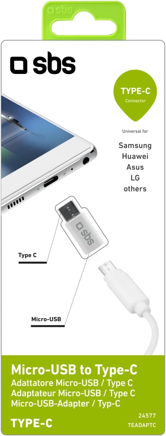 SBS TEADAPTC adapter Micro-USB to Type-C