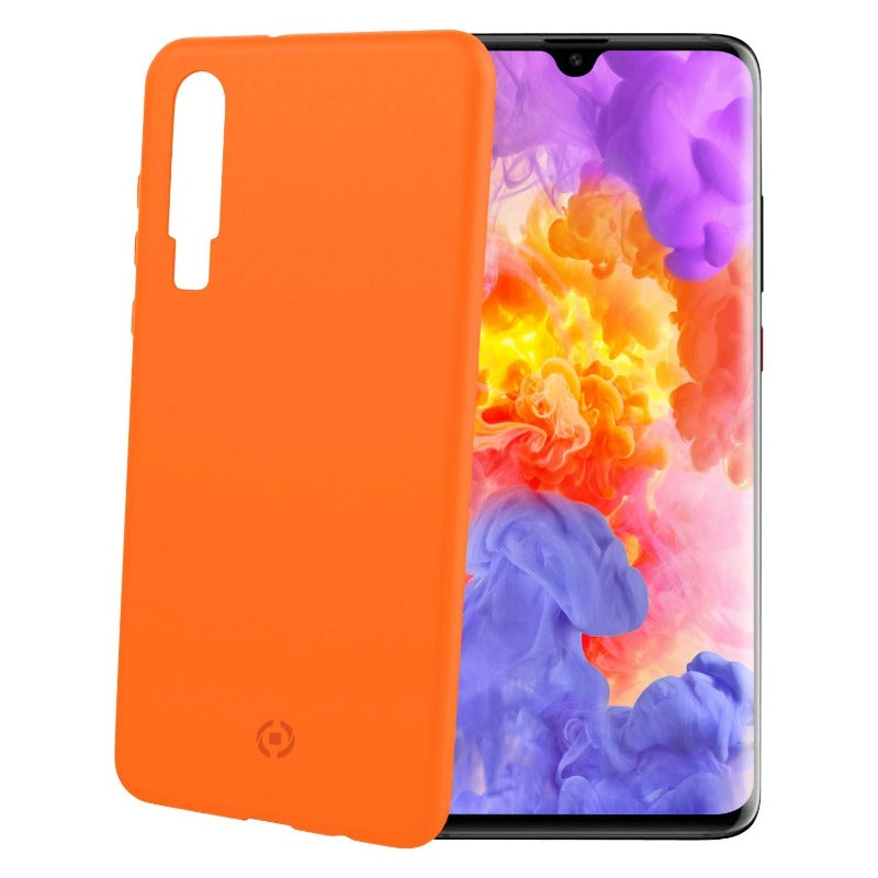 Celly Shock Back case Cover Huawei P30 Orange