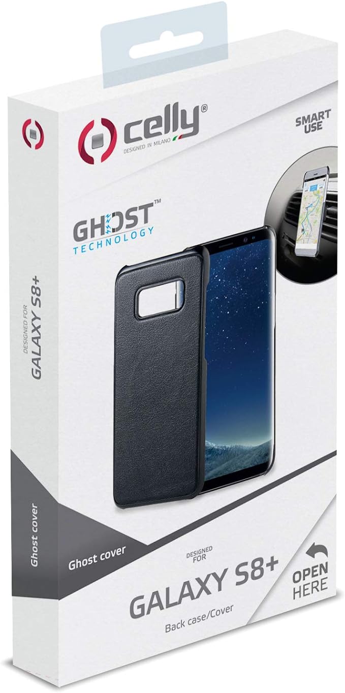 Celly GHOST Cover Galaxy S8+ Black