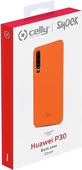 Celly Shock Back case Cover Huawei P30 Orange