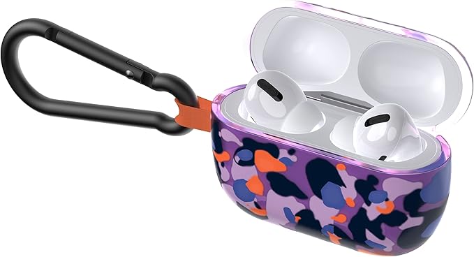 Tech 21 T21-8696 EVO art modern camo for airpods Pro purple eb