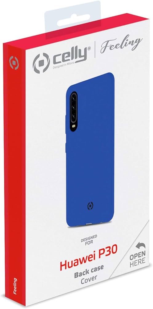 Celly SHOCK843OR Shock Back case Cover Huawei P30 Blue