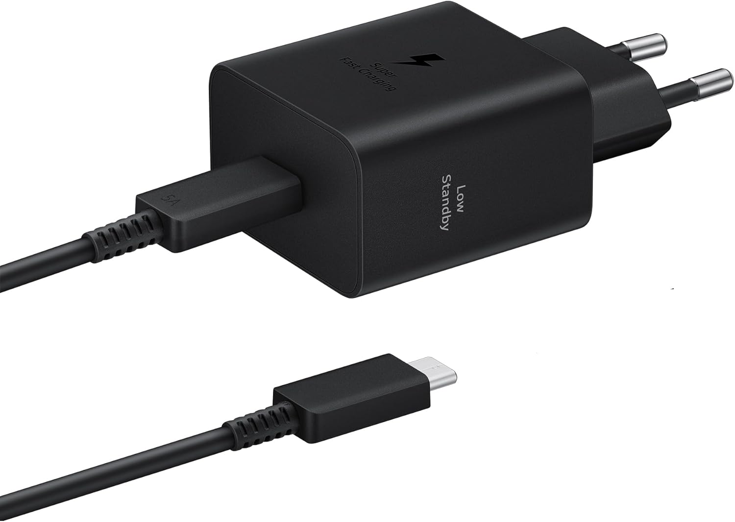 Samsung 45W Power Adapter with  USB-C to USB-C cable EP-T4511 Black