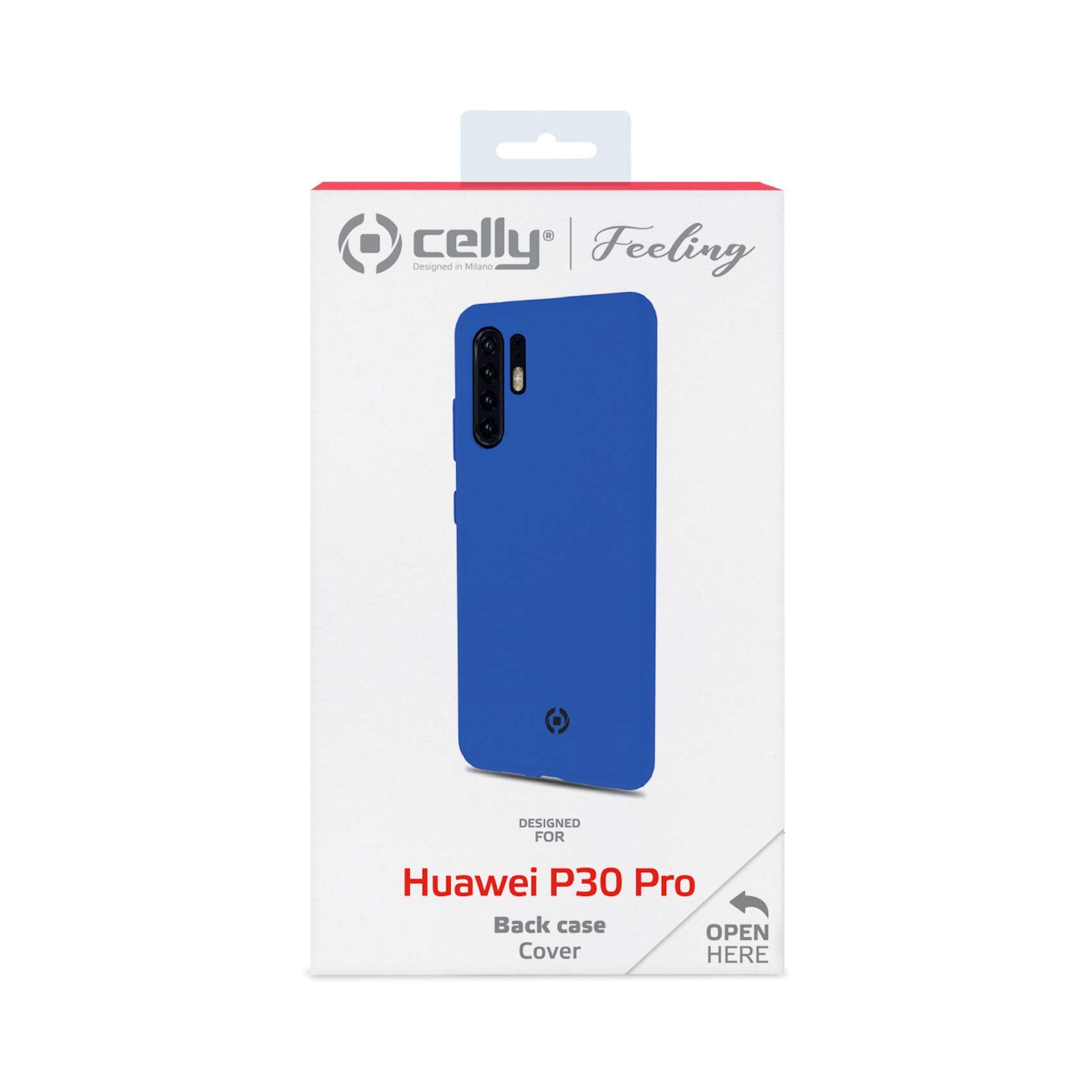 Celly Feeling Back Case Cover Huawei P30 Pro Blue