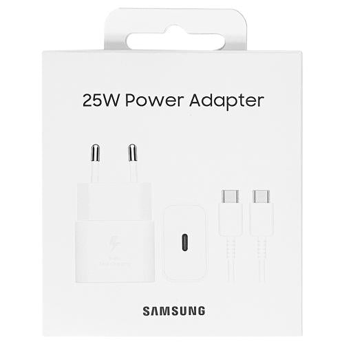 Samsung EP-T2510XB 25W Fast Charge + kabel USB-C/USB-C black White