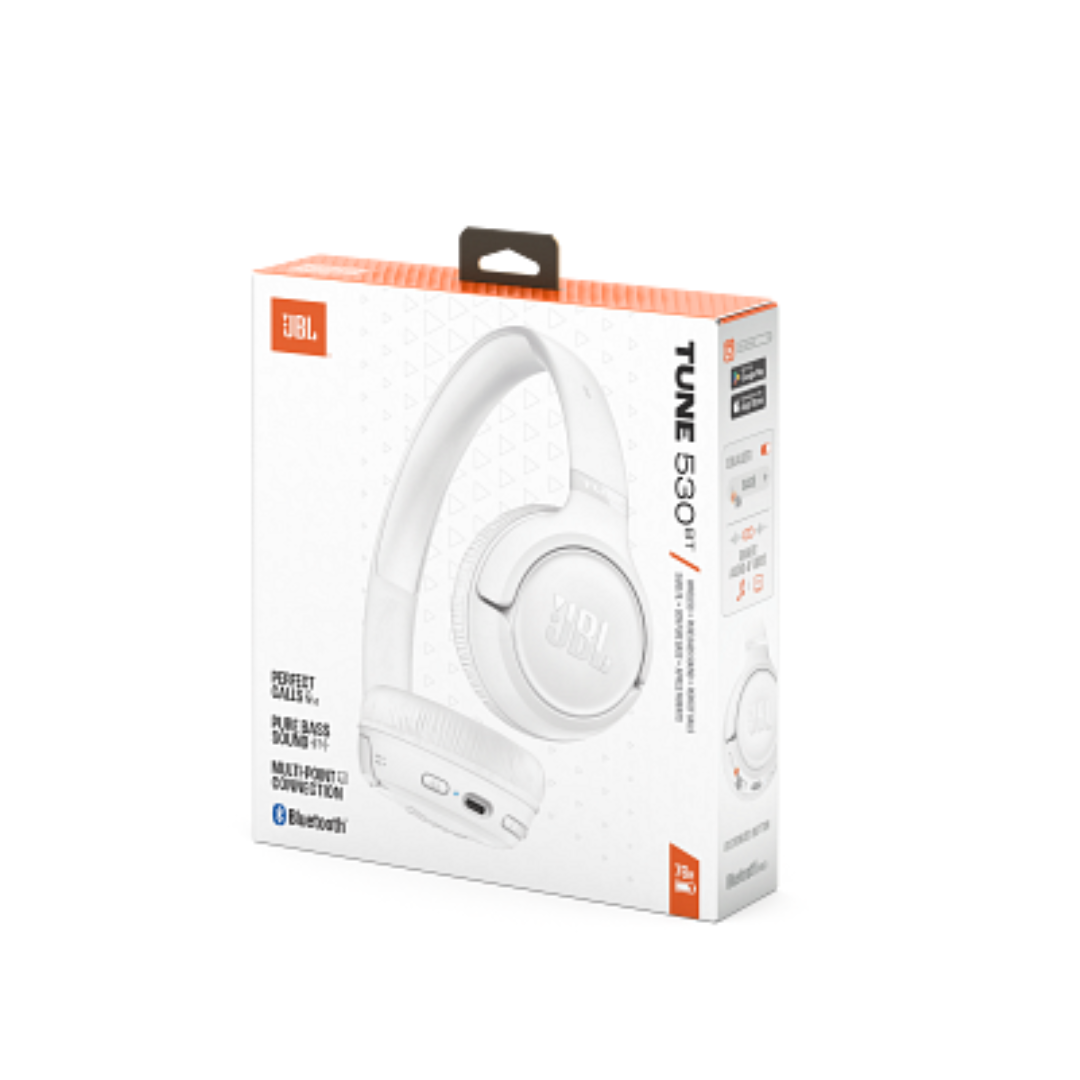 JBL TUNE 530BT ON-EAR Wireless Headphone White