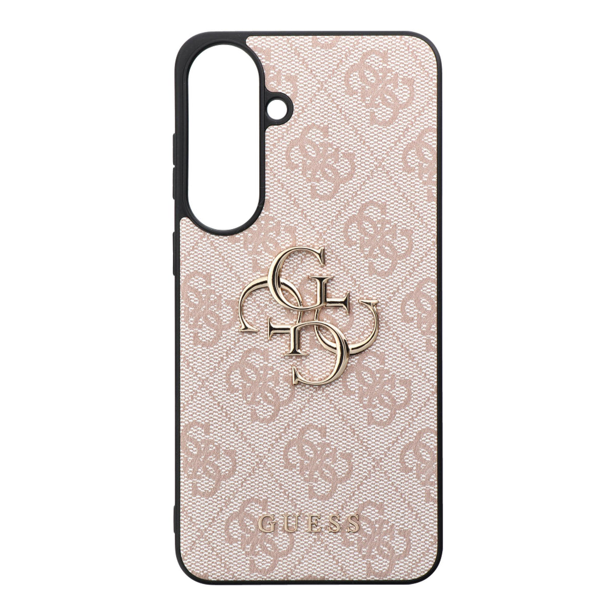 Guess GUHCS26FE4GMGPI Leather 4G Metal Logo Case for Samsung Galaxy S26 FE Pink