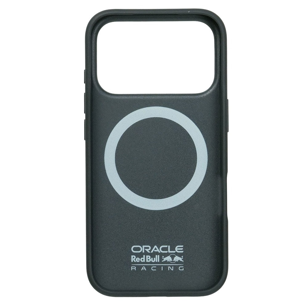 Red Bull RBHMP17L25PUCKK Hardcase PU Embossed Pattern, Black MagSafe for iPhone 17 Pro