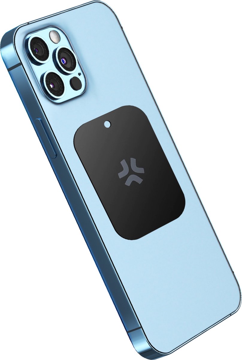 Celly GHOSTFIX Magnetische Autohouder Incl. 3 Extra Metalen Platen - Telefoonhouder Auto