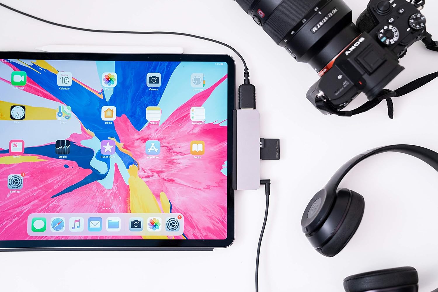 Hyper HyperDrive 6-in-1 USB-C Hub for iPad Pro/Air (HD319B) Zilver