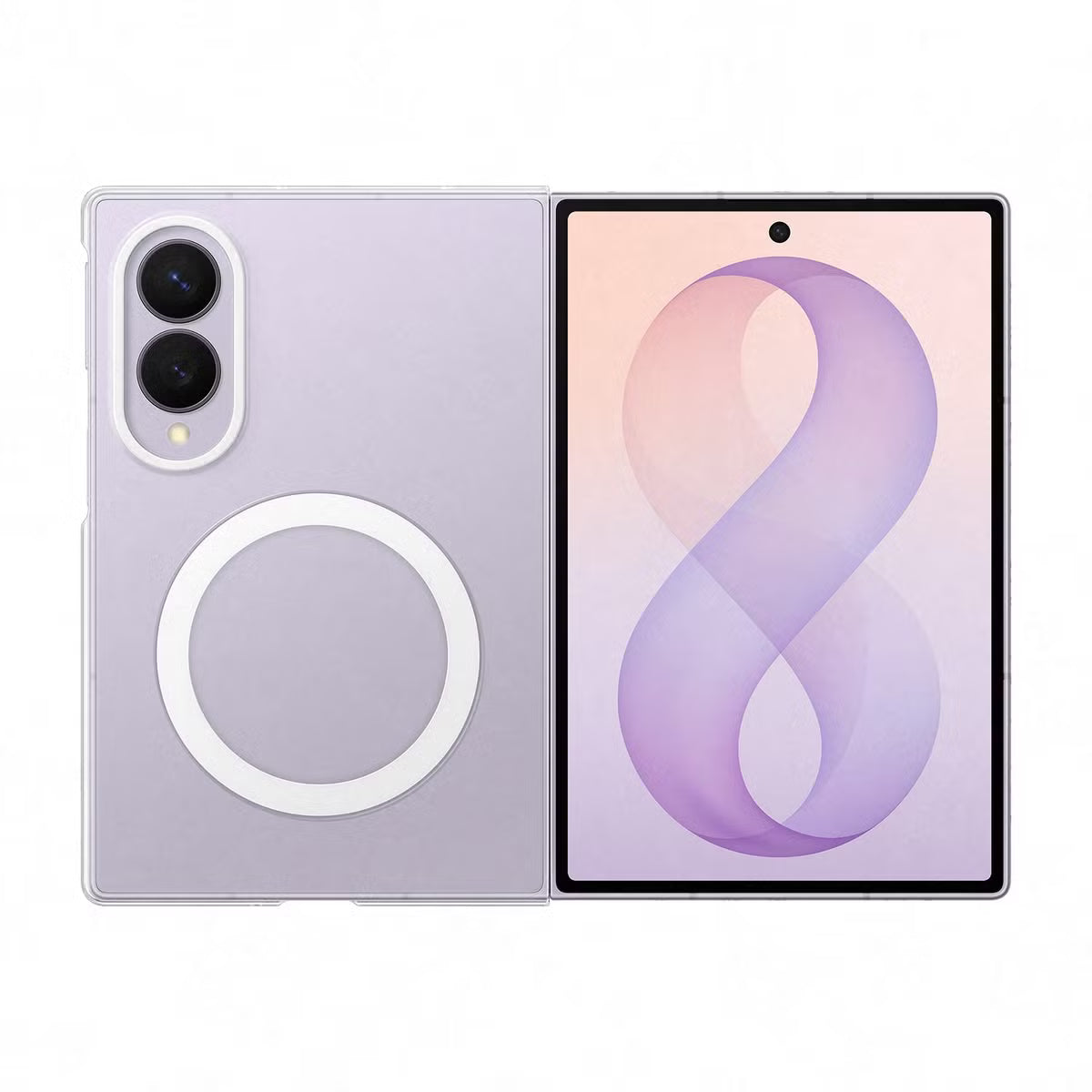 Samsung Clear Magnet Case for Samsung Galaxy Z Fold8 - Transparant