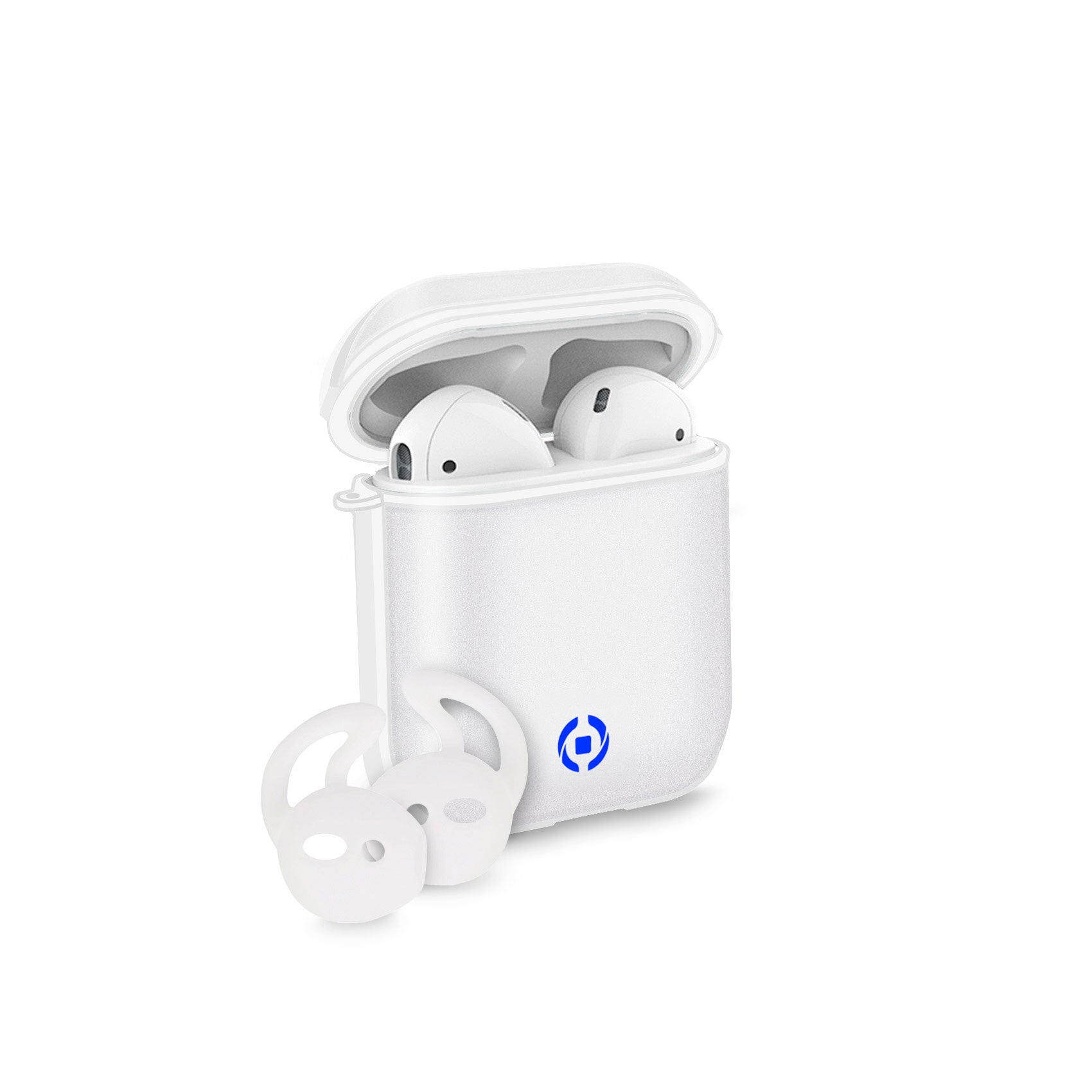 Celly AIRPODS 1/2 GLACIER CASE WHITE